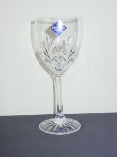 EDINBURGH Crystal   TAY Cut   WINE Glass / Glasses   7 3/8