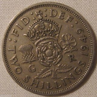 1949 Great Britain Two Shillings Coin Collection Sale