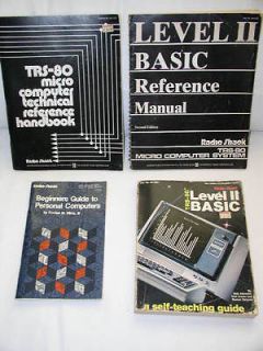 Radio Shack TRS 80 Technical, Reference   Books   Manuals  Tandy