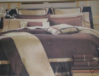 9p reverse satin comforter bedding set Queen or King