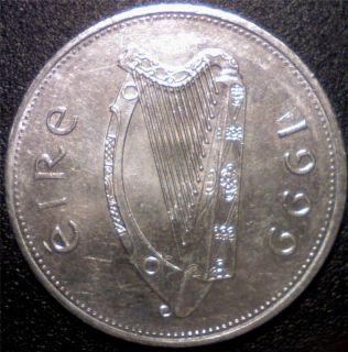 Ireland £1 One Pound Red Deer 1999 Old Irish Coin