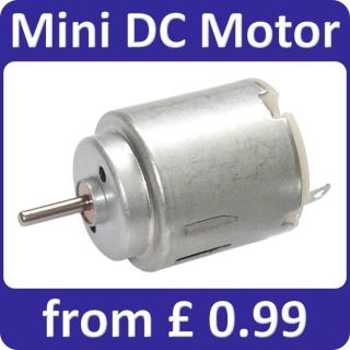 Miniature Small Electric Motor Brushed 1.5V   12V DC for Models Crafts 