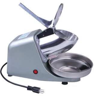   Electric Ice Shaver Cast Iron Base Snow Cone Maker Machine Crusher