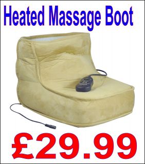 Fleecey Foot Massage Boot with Heater £29.99 Keeps Feet Warm and Foot 