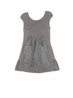 Eliane et Lena Grey Soft Jersey Dress Size 4, 6, 8, 10 $75 NWT
