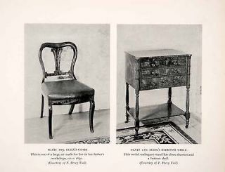   Duncan Phyfe Chair Bedroom Table Furniture Interior Design Eliza Art