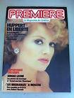 PREMIERE french ISABELLE HUPPERT cover ORNELLA MUTI SERGE GAINSBOURG