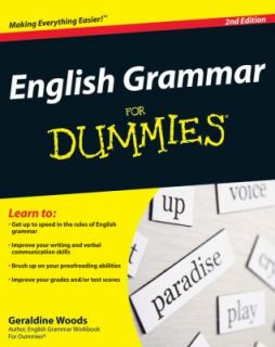 English Grammar for Dummies by Geraldine Woods 2010, Paperback