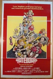 SKATEBOARD 1978 Orig Movie Poster FOLDED One Sheet 1SH Leif Garrett 