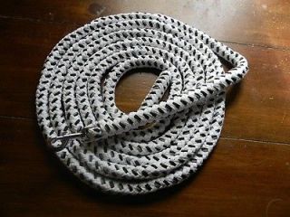   Stretchy Multi Colored Cotton Braided Lunge Line 21 Long HORSE TACK