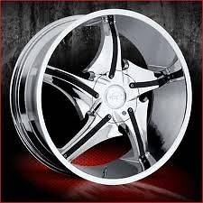 22 inch VCT Escobar chrome wheels Rims 6x135 +30