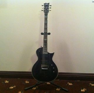 ESP LTD EC 1000FR Electric Guitar   See Thru Black with Extras