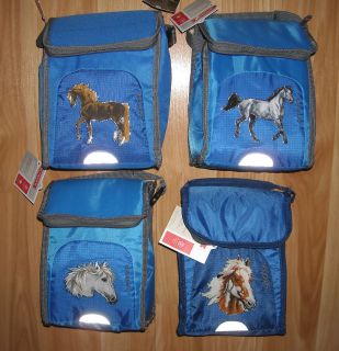 Girls HORSE Lunch Bag/Sack~Insulated~BLUES~NWT~U chose HORSE~School~GR 