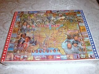 THE CIVIL WAR 1000 Piece Jigsaw Puzzle 1994 [NEW]