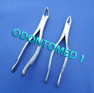   GRADE DENTAL SURGERY EXTRACTING EXTRACTION FORCEPS #151S+150S SERRATED