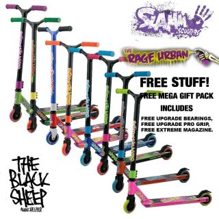   V5 URBAN SERIES EXTREME FREESTYLE STUNT SLAM SCOOTER + FREE GIFTPACK