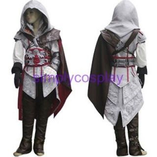 Assassins Creed Ii Ezio Kids Cosplay Costume Any Size