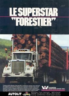 1986 Western Star Truck Brochure Canada French