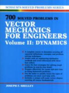   for Engineers Dynamics by Joseph F. Shelley 1991, Paperback