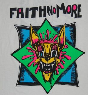 Vtg Rare 80s FAITH NO MORE Shirt Screen Stars Melvins Ministry Mr 