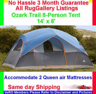 Ozark Trail 14 x 8 FAMILY DOME CAMPING TENT HEIGHT 6 OUTDOOR 