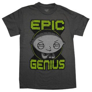 Family Guy Stewie Griffin Epic Genius Vintage Style Cartoon TV Adult T 