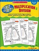 FAST FACTS MULTIPLICATION & DIVISION Math Gr 3, 4 NEW