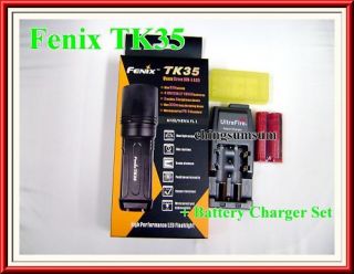 Fenix TK35 CREE XM L LED 820Lumen Flashlight + Batt Set