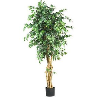 Nearly Natural 6 Ft Palace Style Ficus Silk Tree Home or Office 
