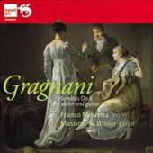 Filippo Gragnani Sonatas for violin guitar, Op. 8 by Franco Mezzena CD 