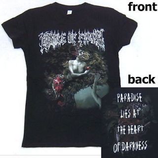 CRADLE OF FILTH HEART OF DARKNESS GIRLS T SHIRT L NEW