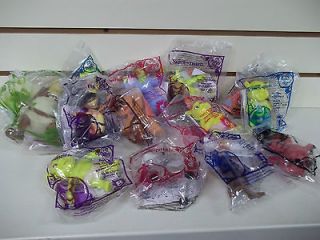 McDonalds Happy Meal Toys Shrek The Third Complete Set Of 10 Mint In 