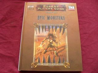 D20 Dungeons & Dragons Mongoose Expert Players Guide Epic Monsters 
