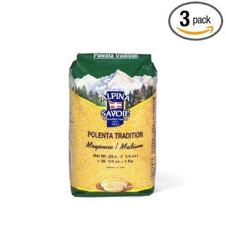 Alpina Savoie Polenta, 35.2 Ounce (Pack of 3) Grocery 
