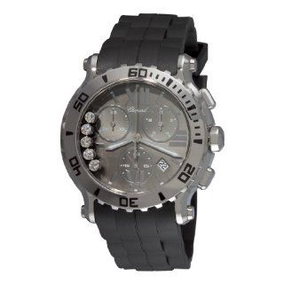   Happy Sport Chronograph Diamond Grey Dial Watch: Watches: 