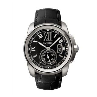 Cartier Mens W7100014 Calibre de Cartier Steel Automatic Watch 