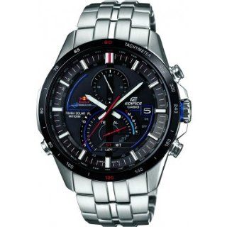 Casio EQS A500RB 1AVER Mens Edifice Silver Chronograph Watch Watches 