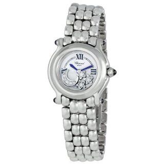 Chopard Womens 27/8250 21 Happy Sport Round White Dial Watch Watches 