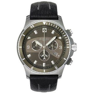   Racer Collection Chronograph Black Leather Watch Watches 