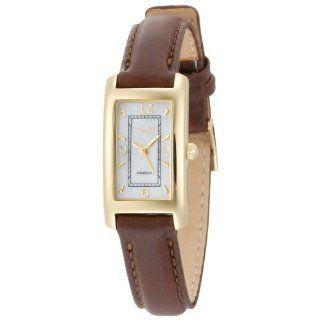  Classic INDIGLO? Brown Leather Strap Dress Watch Watches 