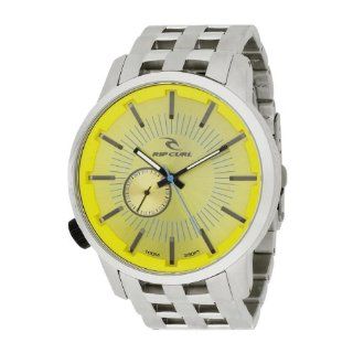 Rip Curl Mens A2227 YEL Detroit Stainless Steel Yellow Watch Watches 