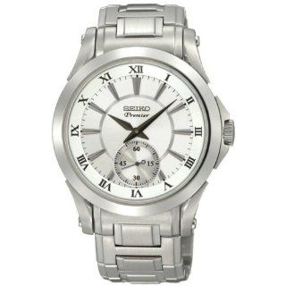   Stainless Steel Analog Silver Dial Dress Watch: Watches: 