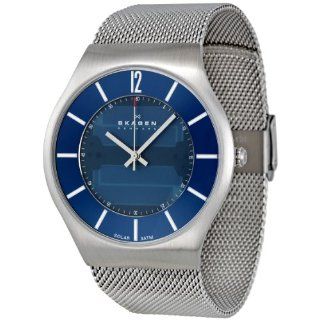 Skagen Mens 833XLSSN1 Denmark Blue Dial Watch Watches 