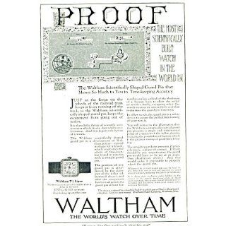 1920 waltham wrist watch watches ad Health & Personal 