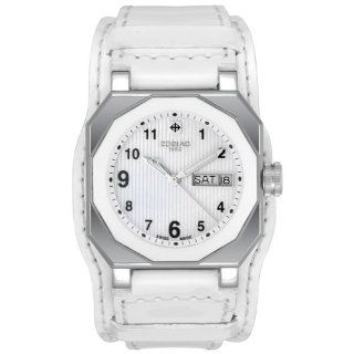 Zodiac Womens ZO8806 Trend Sport Collection White Leather Watch 