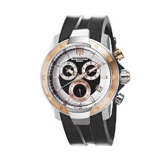 TechnoMarine Mens 609025 UF6 Chronograph Black Dial Watch Watches 