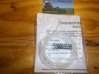 CRAFTSMAN/POUL​AN/WEEDEATER FUEL LINE KIT #530069599 OEM ~~NEW~~