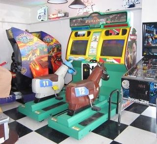 FINAL FURLONG ~ 2 PLAYER HORSE RACING VIDEO GAME BY NAMCO ~ SALE 