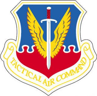 STICKER USAF AIR FORCE TACTICAL AIR COMMAND