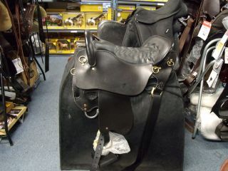 Tucker Enduance saddle with upgrades 17.5 x wide tree